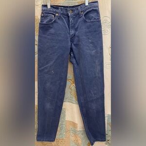 Levis‎ 532 VTG 90's Colbalt Blue Denim Jeans Womens 5M Streetwear *Flaw